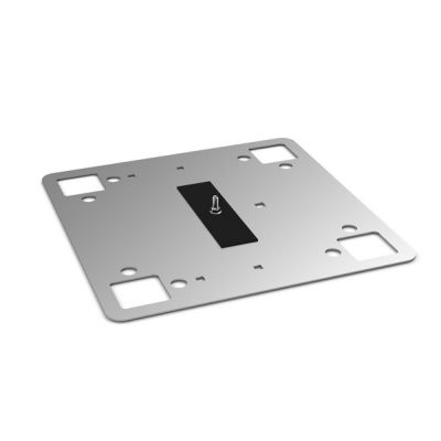 Die CWL-Montageplatte wird unter der Dachmembran/Dachpappe montiert und ist komplett mit einer 50-mm-Schraube und einer Gummischeibe ausgestattet.
