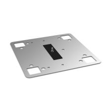 Die CWL-Montageplatte wird unter der Dachmembran/Dachpappe montiert und ist komplett mit einer 50-mm-Schraube und einer Gummischeibe ausgestattet.