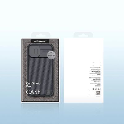 5. Nillkin CamShield Pro Magnetische Hülle iPhone 14 Plus Cover Kameraschutz Schwarz (mit MagSafe)