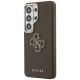 2. Guess Schutzhülle mit genarbtem, großem 4G-Metalllogo für Samsung Galaxy S26 Ultra – Braun