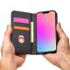 10. Magnet Card Case Hülle für iPhone 14 Flip Cover Wallet Stand schwarz