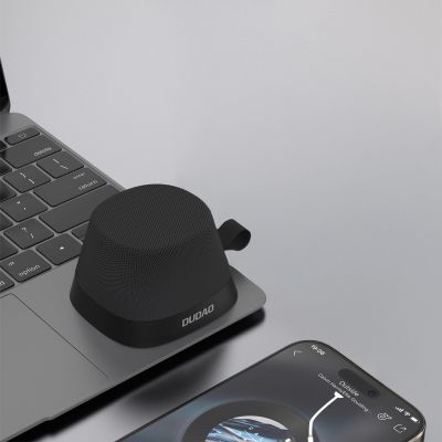 6. Dudao Y20 Kabelloser Lautsprecher mit Magnethalterung, Bluetooth 5.3 – Schwarz