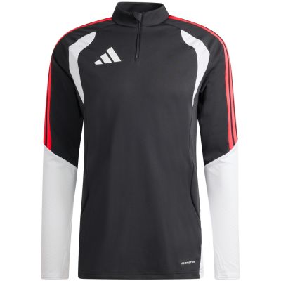 8. adidas Tiro 26 Wettkampf-Trainingsshirt für Herren, Schwarz, Weiß und Rot, KA7560