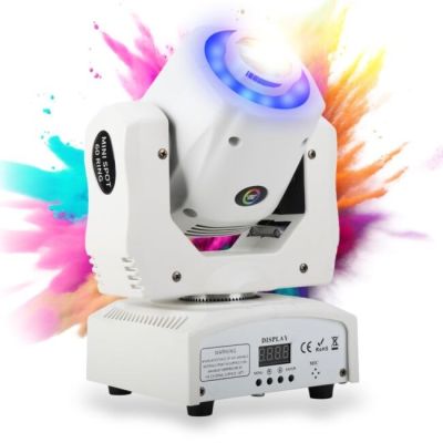 LIGHT4ME MINI SPOT 60 RING WH Moving Head Spot