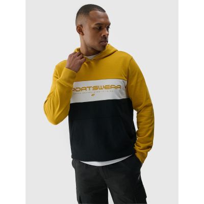 Herren-Sweatshirt mit Kapuze, offen, 4F 4FWSS24TSWSM1032-71S