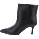 3. Schwarze Damen-Ankle-Boots aus Leder mit niedrigem Absatz, Big Star UU274492