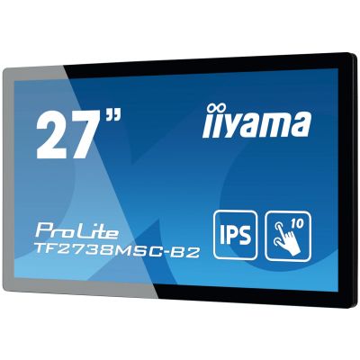 3. iiyama ProLite TF2738MSC-B2 Computermonitor 68,6 cm (27") 1920 x 1080 px Full HD LED-Touchscreen Mehrbenutzerfähig Schwarz