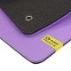 2. HMS Premium MFK01 Violett-Schwarze Club-Fitnessmatte mit Löchern