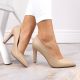 3. Sergio Leone W SK415B beige Pumps mit hohem Absatz