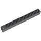 Bachmann 9x Schuko, 2m Verteiler 9 x Netzwerkdose Schwarz