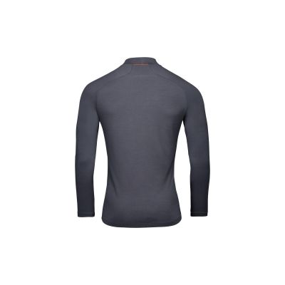5. POC M's Layer Merino Mock Neck Jersey Grau