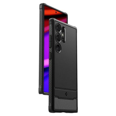 15. Spigen Rugged Armor Hülle für Samsung Galaxy S24 Ultra – mattschwarz