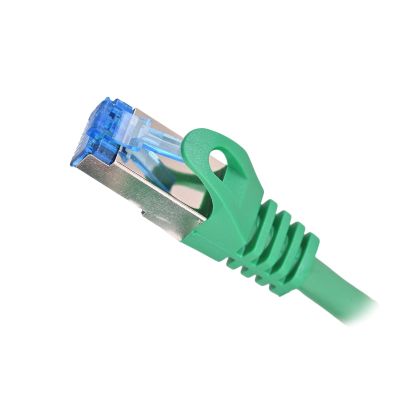 6. LANBERG Patchkabel S/FTP Kat. 6A 0,5 m Grün LSZH CCA (Fluke-geprüft) PCF6A-10CC-0050-G