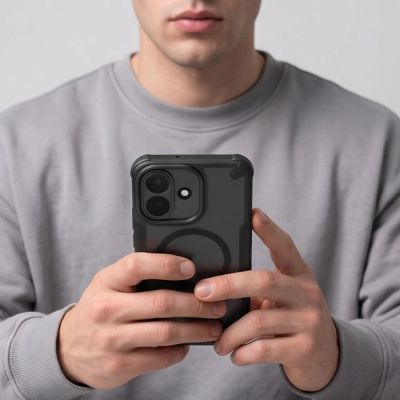 7. Tech-Protect Rugged Shield MagSafe Hülle für Xiaomi Redmi Note 17 Pro 5G – Mattschwarz