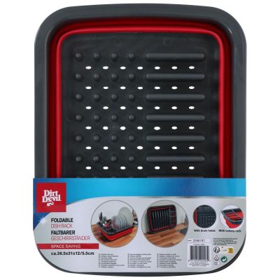 8. DIRT DEVIL Faltbarer Geschirrtrockner mit Abtropffläche