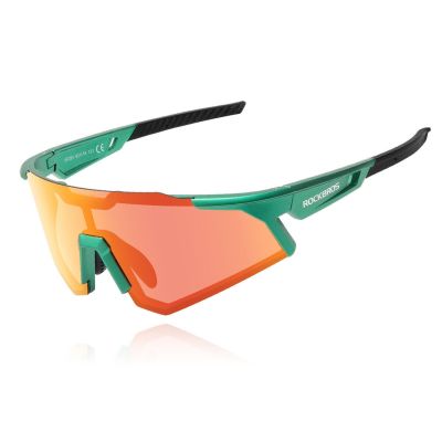 Rockbros SP291 grüne polarisierte Sportbrille