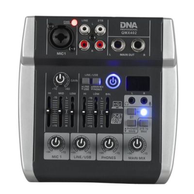 14. DNA QMX402 – Analogmixer mit Bluetooth