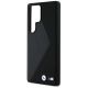 6. BMW Leather Oversized Stripes MagSafe Case für Samsung Galaxy S25 Ultra - Schwarz