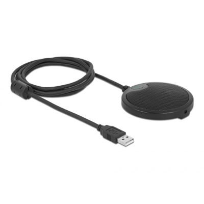 DeLOCK Omnidirektionales USB-Kondensatormikrofon für Konferenzen