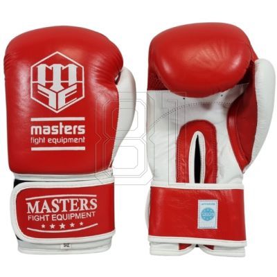 8. MASTERS RBT-TRW 01210-02 Leder-Boxhandschuhe