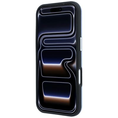 5. BMW MagSafe Hülle mit geprägtem, gestepptem Metalllogo für iPhone 18 Pro Max / 17 Pro Max – Blau
