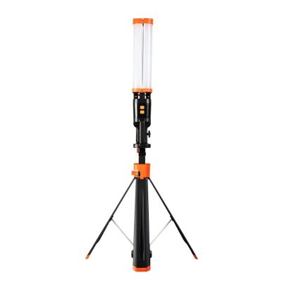 6. NEO Tools 99-099 Doppellampe auf Stativ, 2 x 4300 lm