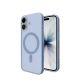 5. Puro Daylight Magsafe-kompatible Silikonhülle für iPhone 17 – durchscheinendes Blau