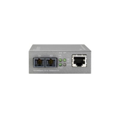 2. LevelOne Web Smart Series FVS-3120 Medienkonverter - RJ-45 / SC Einzelmodus - Bis zu 20 km (FVS-3120)