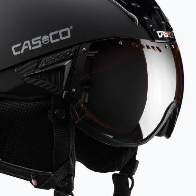 18. CASCO SP-2 Carbonic Vis Helm schwarz M 55-57