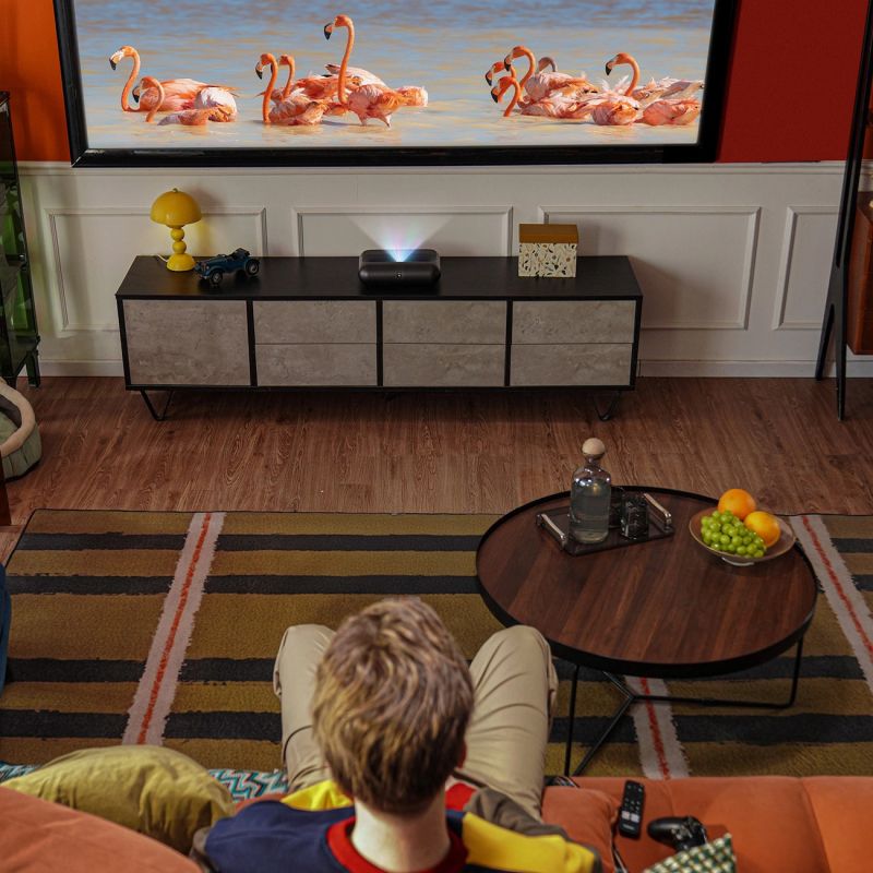 19. Yaber K300s Multimedia-Laser-RGB-FullHD-1080p-Projektor mit JBL-Lautsprechern – Schwarz