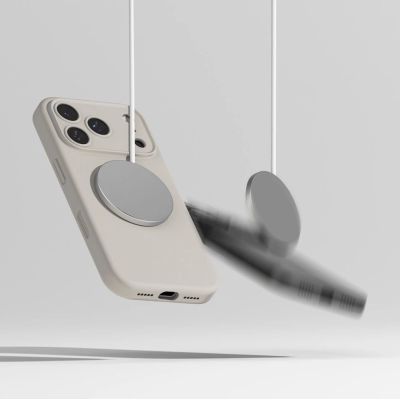 8. Ringke Silikon Magnetische MagSafe Hülle für iPhone 17 Pro - Beige