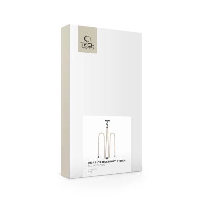 4. Tech-Protect C7S Seil-Umhängegurt – Beige