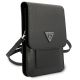 3. Guess Handtasche GUWBSATMBK schwarz / schwarzes Saffiano-Dreieck