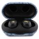 4. TWS Guess 4G Metall-Bluetooth-Kopfhörer mit ENC-Dockingstation – Blau