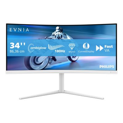 3. Philips 34M2C5501A/00 Computermonitor 86,4 cm (34") 3440 x 1440 px Wide Quad HD LCD Weiß