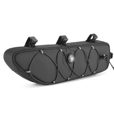 2. Rockbros TL003 ROAD TO SKY 2L Rahmentasche, wasserdicht – Schwarz