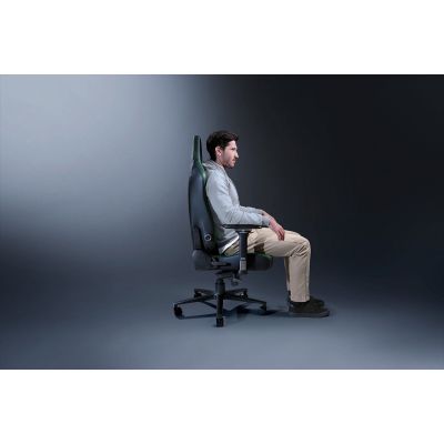6. Razer Iskur V2 Gaming-Stuhl, gepolsterter Sitz, Grau