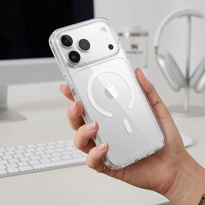 7. Tech-Protect Flexair Hybrid CC MagSafe Hülle für iPhone 17 Pro Max / 18 Pro Max – Transparent