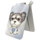 3. Nimmy New Big-Eye Cute Pets 2.0 Hunde-Magnetgeldbörse mit Handyhalterung – Grau