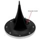 40. Solarlampe mit 8 SMD-LEDs zur Erdung, 4er-Set