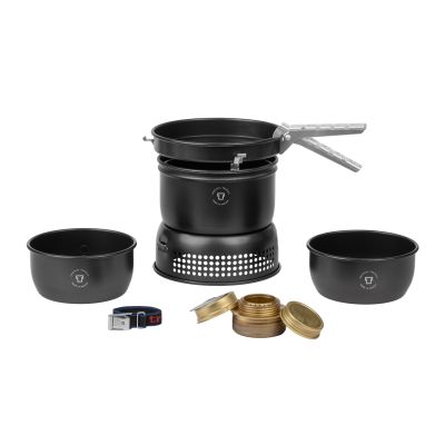 4. Trangia Stove 37-5 UL/BL Spirituskocher-Reiseset, schwarz