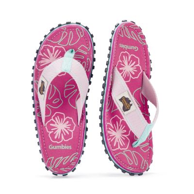 2. Gumbies Damen-Flip-Flops ISLANDER FLIP-FLOP BLUSH HIBISCUS
