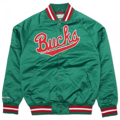 7. Mitchell & Ness NBA Milwaukee Bucks Leichte Jacke M STJKMG18013-MBUDKGN