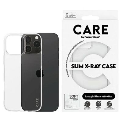 CARE by PanzerGlass X-Ray Soft Basic Case iPhone 16 Pro Max 6,9" transparent 1444