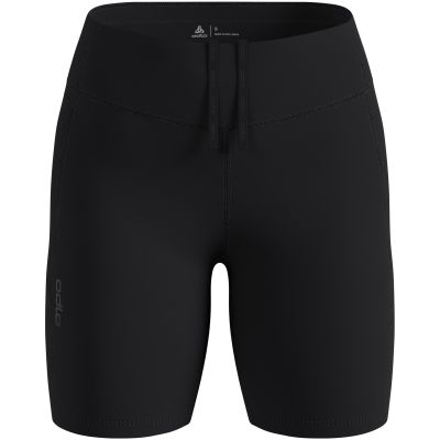 Kurze Damen-Lauftights ODLO Tights short ESSENTIAL, schwarz