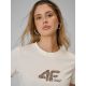 4. Damen-T-Shirt mit Aufdruck, regulär, Größe 4F 4FRSS26TTSHF4422-12S