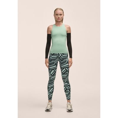 4. Casall Essential Leggings mit Print, Damen, Grün