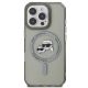 3. Karl Lagerfeld IML Metal Karl&Choupette Head MagSafe Hülle für iPhone 16 Pro Max - Schwarz