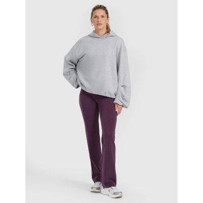 5. Damen-Sweatshirt mit Kapuze, offen, 4F 4FRAW25TSWSF2462-26M