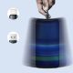 16. Baseus Crystal Shine Series Kabel USB-Kabel für schnelles Aufladen und Datenübertragung USB Typ A - Lightning 2.4A 1.2m blau (CAJY000003)